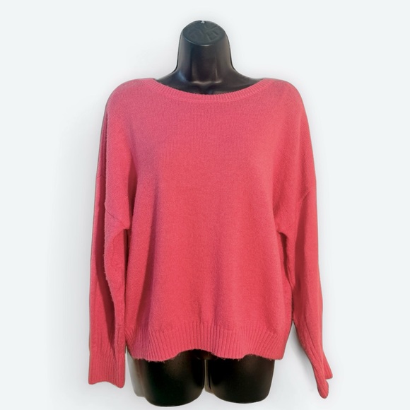 Sonoma Sweaters - Sonoma Hot Pink Scoopneck Women's Sweater